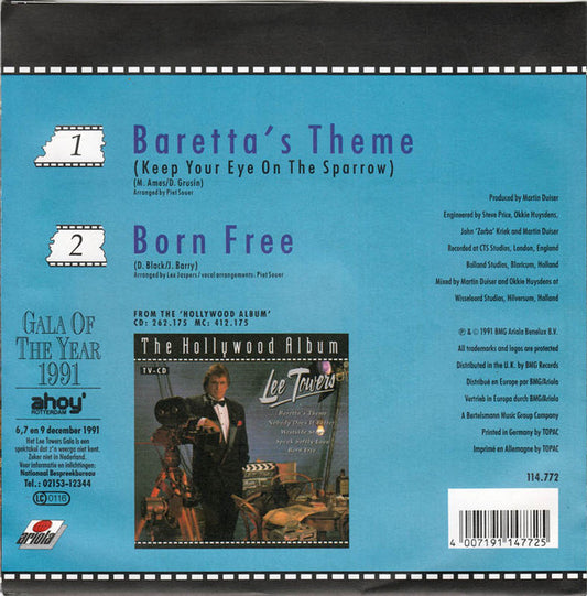 Lee Towers : Baretta's Theme (7", Single)