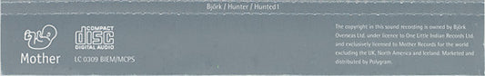 Björk : Hunter (CD, Single, Promo)
