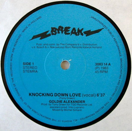 Goldie Alexander : Knocking Down Love (12")