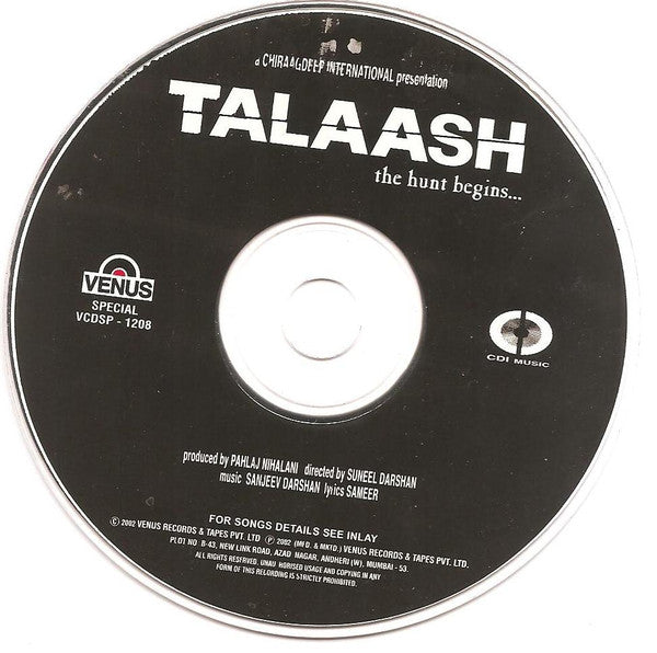 Sanjeev-Darshan, Sameer : Talaash (CD)