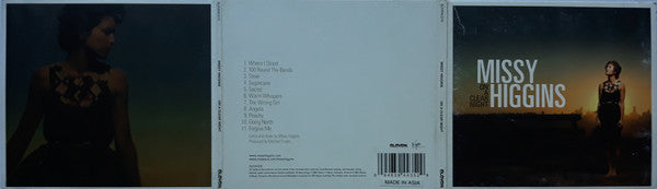 Missy Higgins : On A Clear Night (CD, Album, Car)