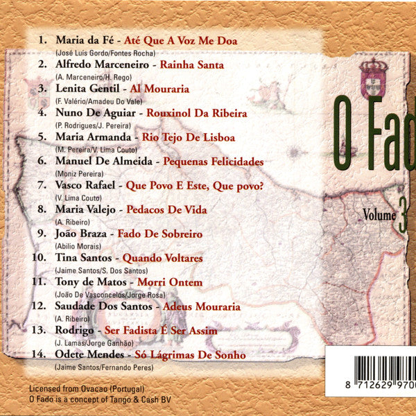 Various : O Fado, Volume 3 (CD, Comp)