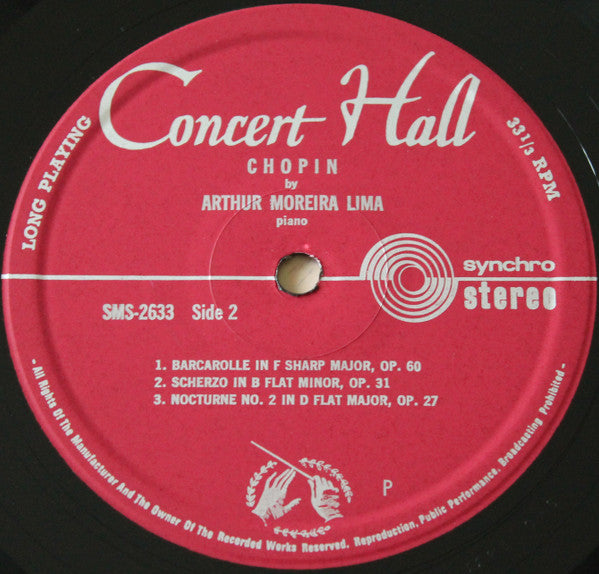 Frédéric Chopin, Arthur Moreira Lima : Chopin (LP)