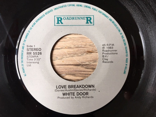 White Door : Love Breakdown (7", Single)