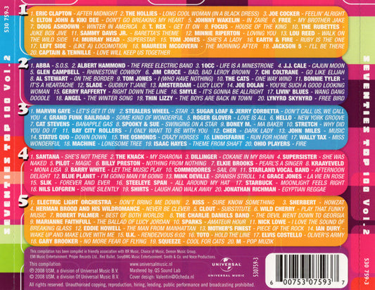 Various : Seventies Top 100 Vol.2 (5xCD, Comp, RM)