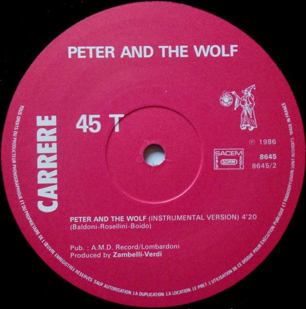 Peter And The Wolf : Peter And The Wolf (12", Maxi)