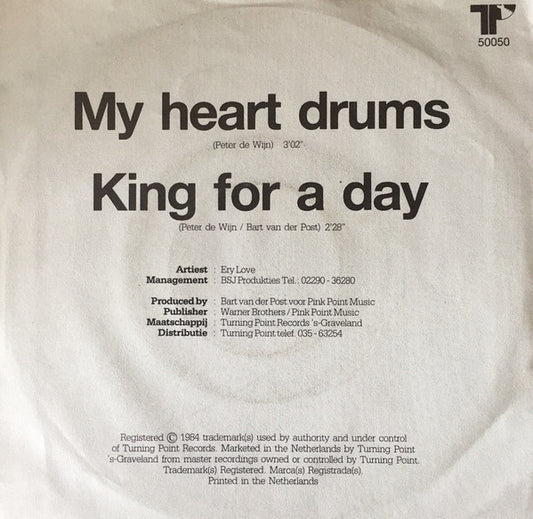 Ery Love : My Heart Drums (7", Single)