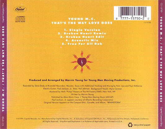 Young MC : That's The Way Love Goes (CD, Maxi)
