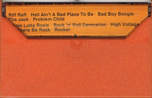 AC/DC : If You Want Blood You've Got It (Cass, Album, RE, ora)