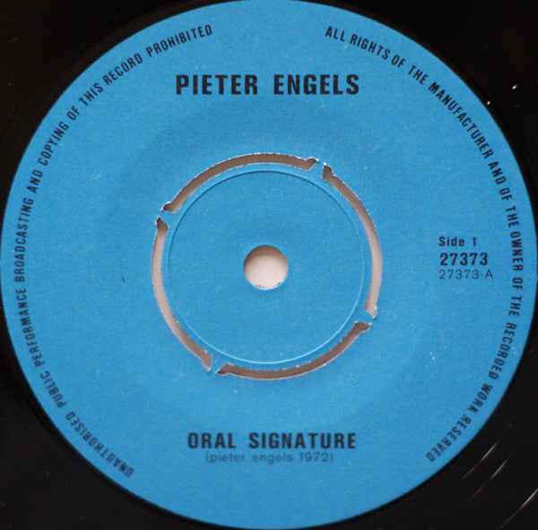 Pieter Engels : Fabulous Oldest Hits / Oral Signature (2x7")