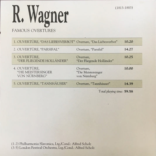 Richard Wagner : Famous Overtures (CD, RE)