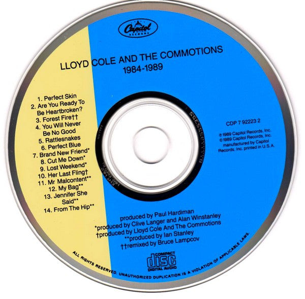 Lloyd Cole & The Commotions : 1984-1989 (CD, Comp)