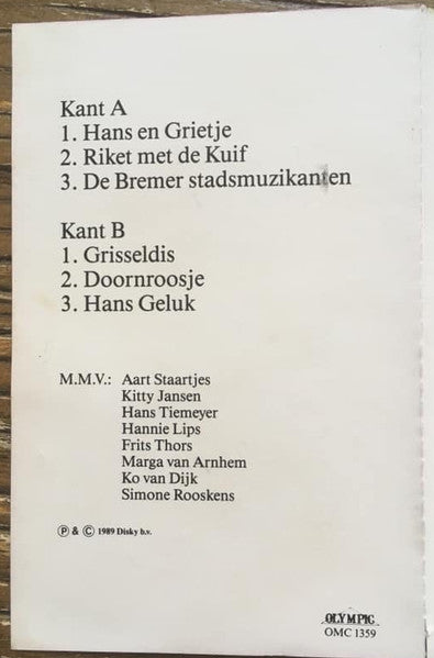 Various : Hans En Grietje (Cass)