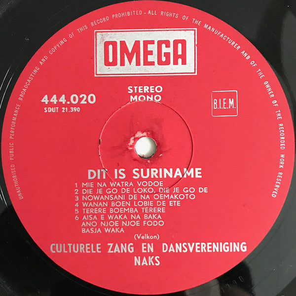 N.A.K.S. : Dit Is Suriname (LP)