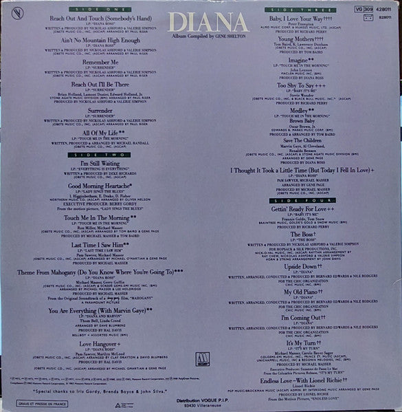 Diana Ross : Diana Ross Anthology (2xLP, Comp)
