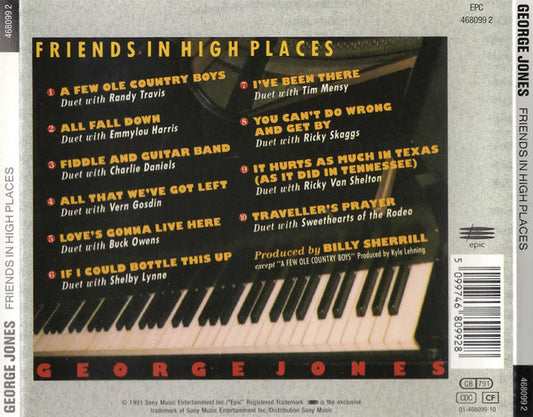 George Jones (2) : Friends In High Places (CD, Album)