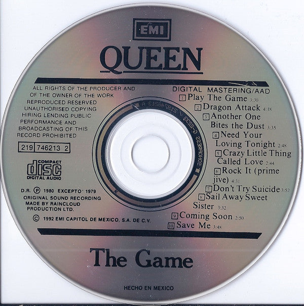 Queen : The Game (CD, Album, RE)