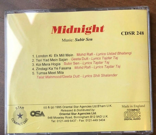 Subir Sen : Midnight (CD)