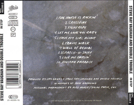 Stevie Ray Vaughan & Double Trouble : In Step (CD, Album)