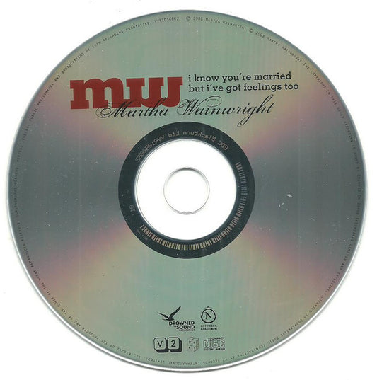 Martha Wainwright : I Know You're Married But I've Got Feelings Too (CD, Album)