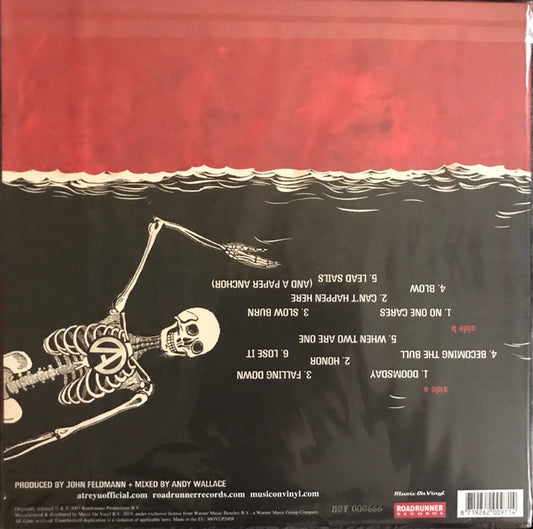 Atreyu : Lead Sails Paper Anchor (LP, Album, Ltd, Num, RE, Red)