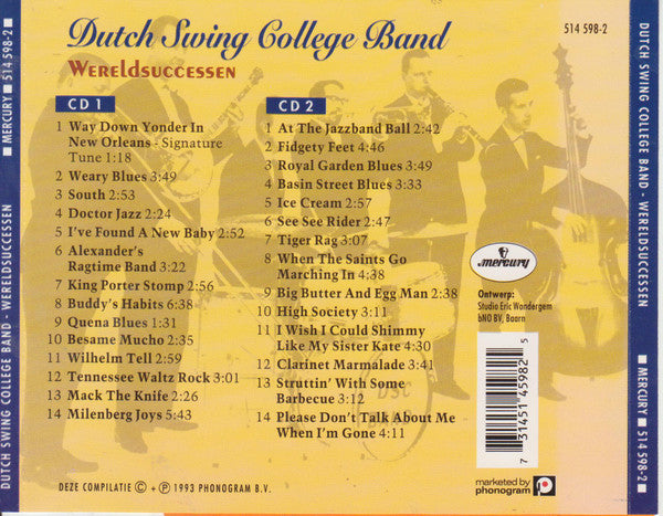 The Dutch Swing College Band : De 28 Grootste Dixieland-Successen (2xCD, Comp)