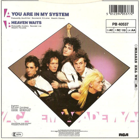 Academy : You Are In My System (7", Single)