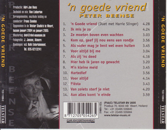 Peter Beense : 'n Goede Vriend (CD, Album)