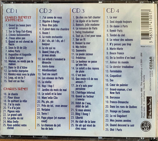 Charles Trenet : Les 100 Plus Belles Chansons De Charles Trenet (4xCD, Comp)