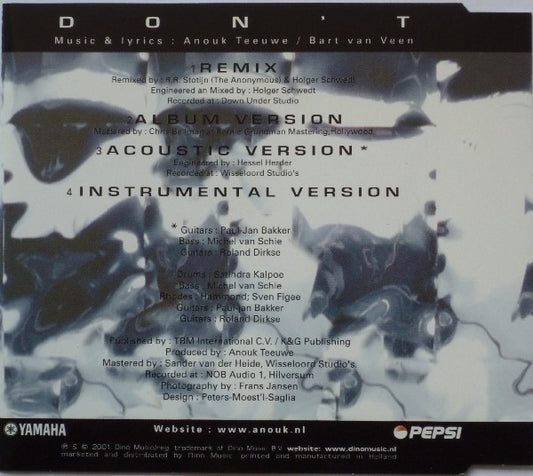 Anouk : Don't (CD, Maxi)