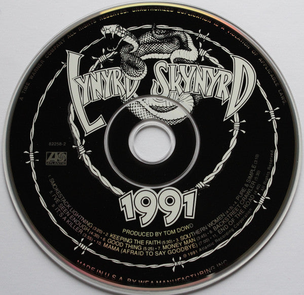 Lynyrd Skynyrd : 1991 (CD, Album, RE, RP)