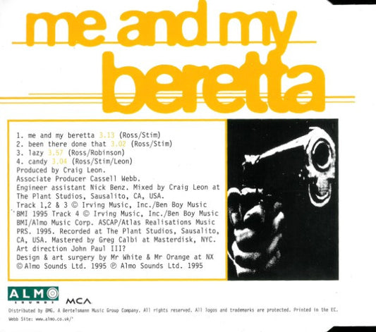 Angel Corpus Christi : Me And My Beretta (CD, Single)
