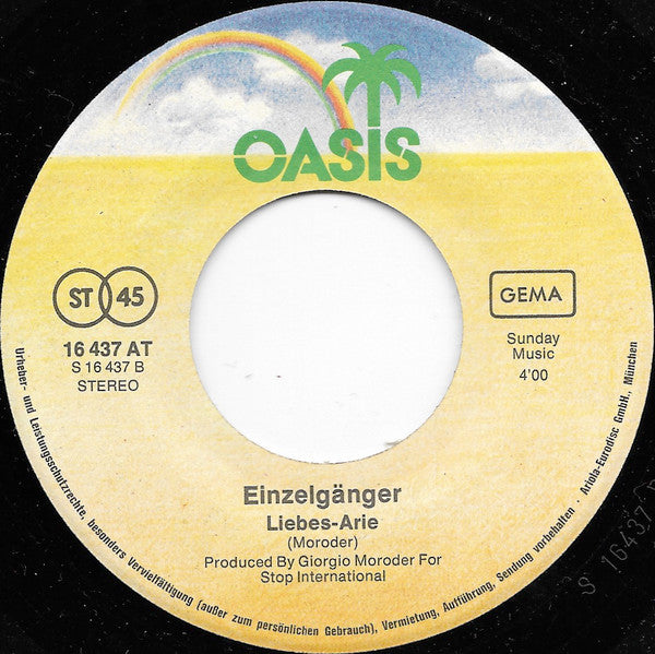 Einzelgänger (2) : Einzelgänger (7")