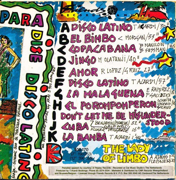 Paradise : Disco Latino / The Lady Of Limbo (CD, P/Mixed)
