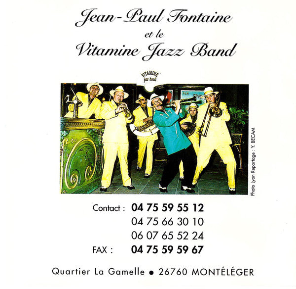 Jean-Paul Fontaine & Le Vitamine Jazz Band : Vitamine Jazz Band (CD, Album)