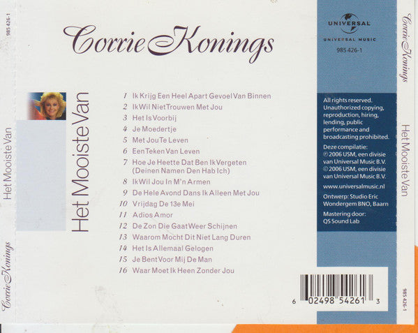 Corry Konings : Het Mooiste Van (CD, Comp, RE)