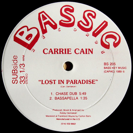 Carrie Cain : Lost In Paradise (12")