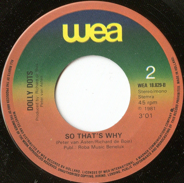 Dolly Dots : P.S. (7", Single)