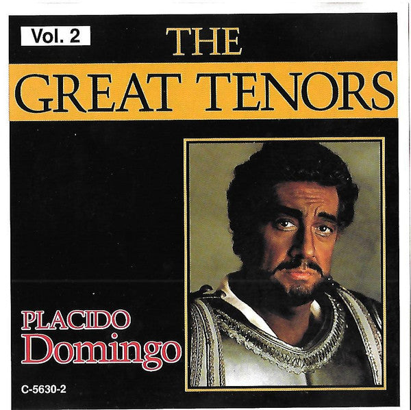 Placido Domingo : The Great Tenors Vol. 2 (CD, Comp)