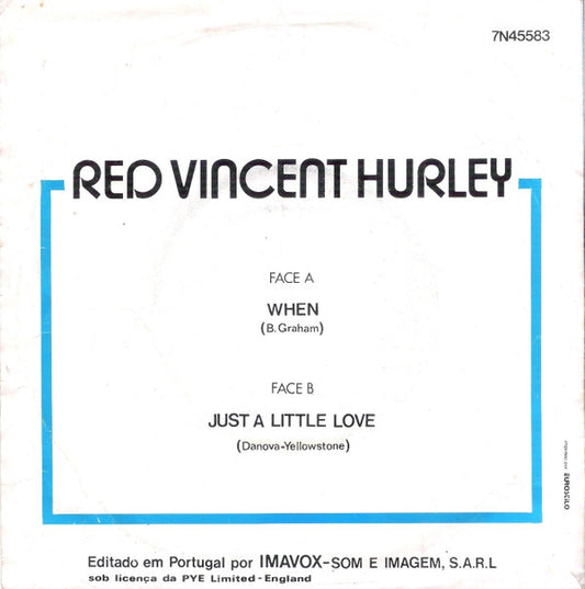 Red Hurley : Eurovisão 1976 - Canção Representante da Irlanda (7", Single)