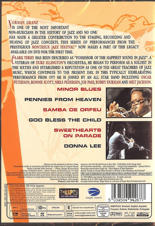 Clark Terry Sextet : Norman Granz' Jazz In Montreux Presents Clark Terry Sextet '77 (DVD-V, RM, Multichannel, PAL)