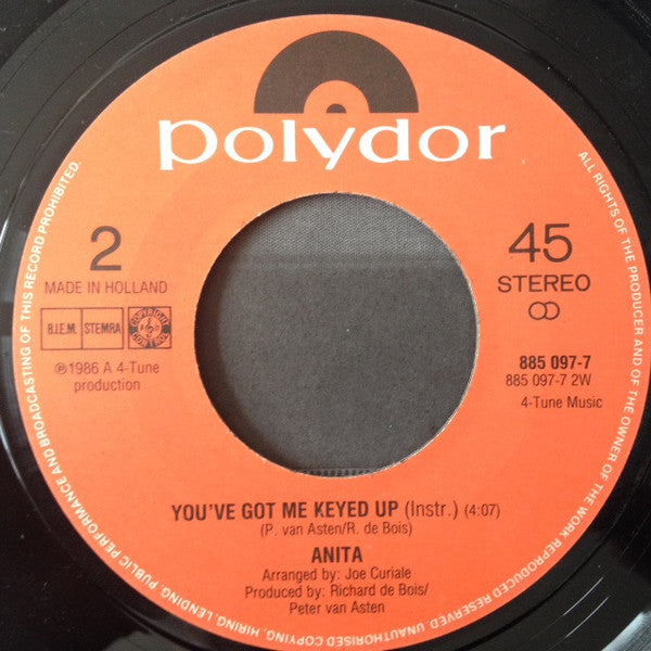 Anita : You've Got Me Keyed Up (7", Single)