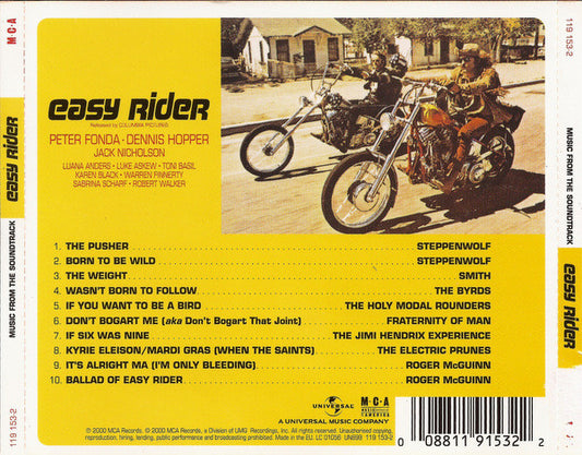 Various : Easy Rider (Music From The Soundtrack) (CD, Comp, RE)