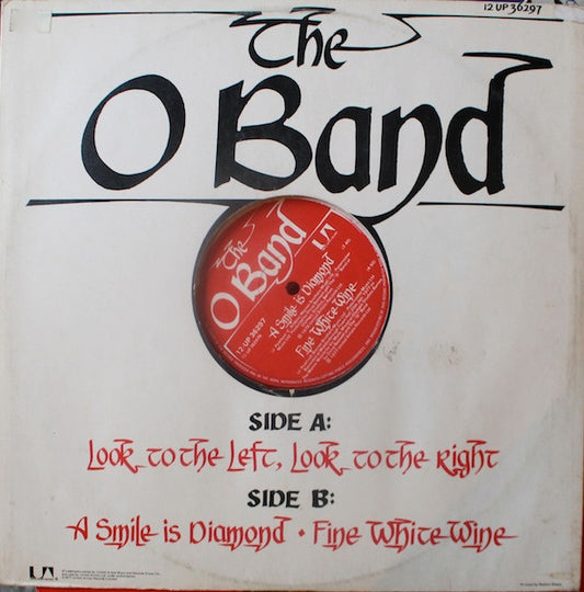 A Band Called "O" : Look To The Left, Look To The Right (12", Red)
