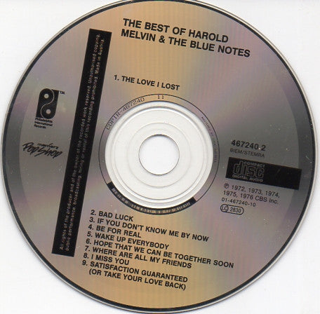 Harold Melvin And The Blue Notes : The Best Of (CD, Comp)