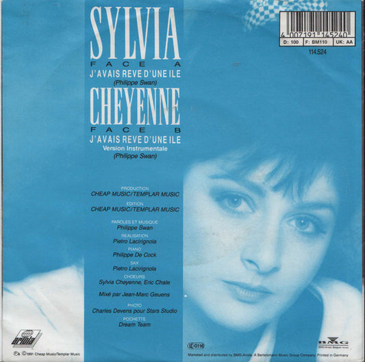 Sylvia Cheyenne : J'avais Révé D'une Ile (7", Single)