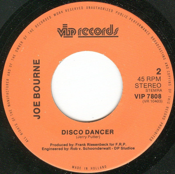 Joe Bourne : Foolish Baby (7", Single)