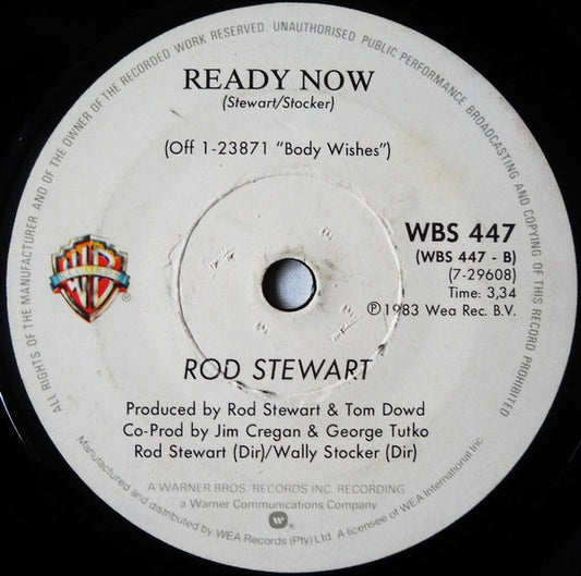 Rod Stewart : Baby Jane (7", Single)