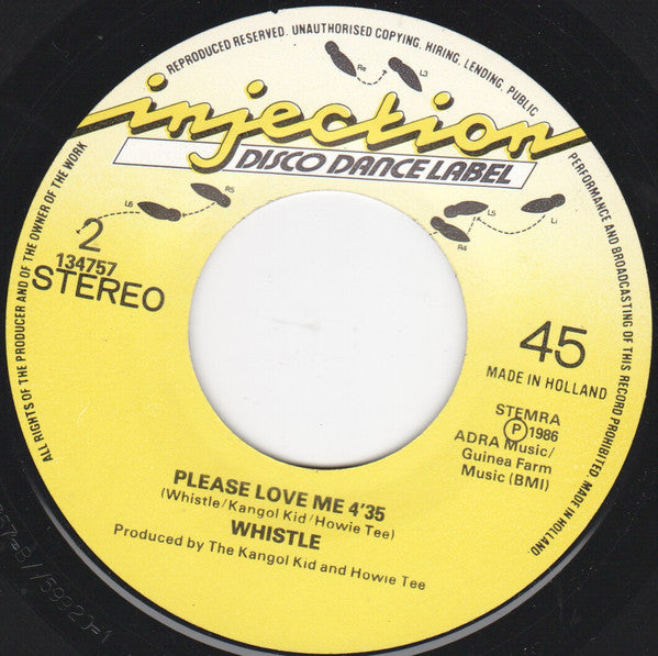 Whistle : Just For Fun (7", Single)