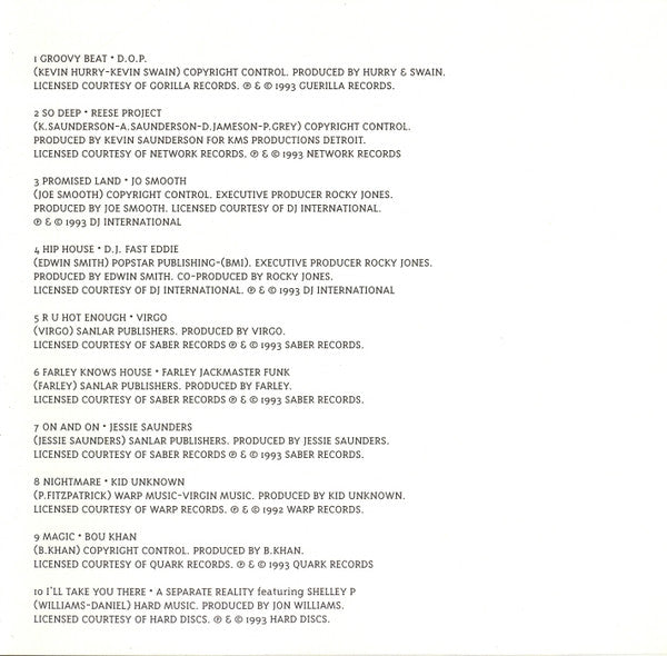 Various : Best Of House Volume Four (CD, Comp, PDO)